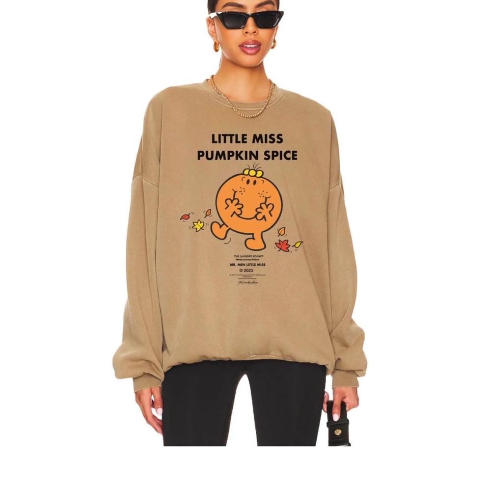 Little Miss Pumpkin Spice - Jump Jumper - Camel Gold